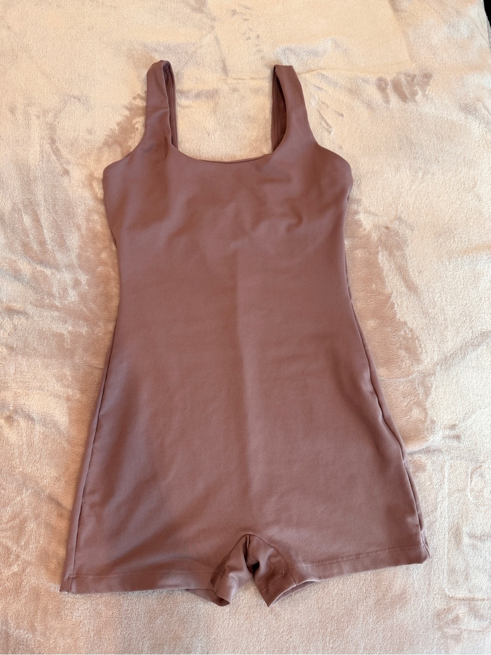 Girls' Brown Sleeveless One-Piece Bodysuit